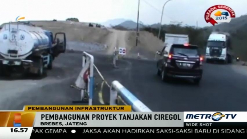 Jelang Natal & Tahun Baru, Pengerjaan Tanjakan Ciregol Dikebut