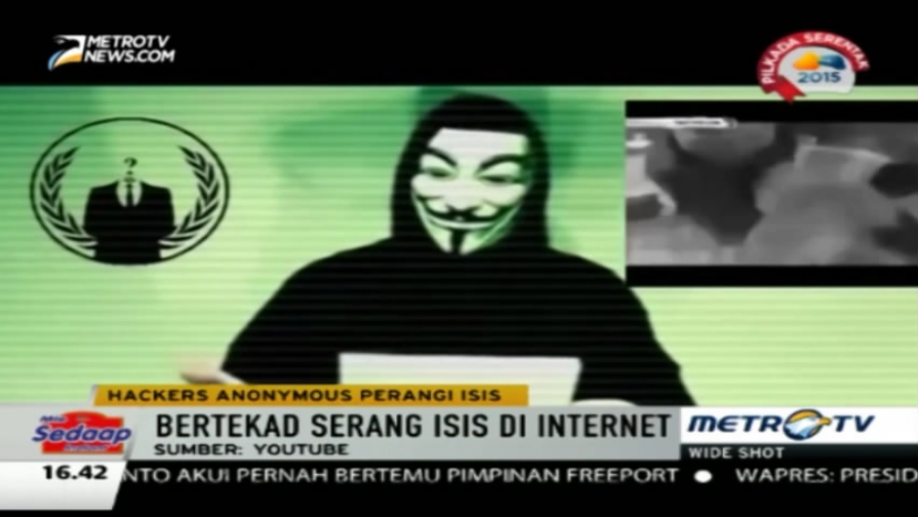 Hacker Anonymous Bertekad Serang ISIS di Internet