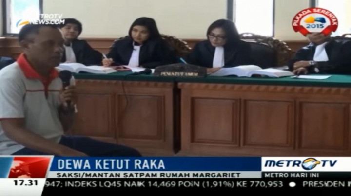 Eks Satpam Margriet Mengaku Diperintahkan Larang Menteri Masuk Rumah