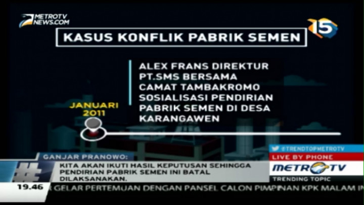 PTUN Semarang Kabulkan Gugatan Warga Pati soal Pabrik Semen