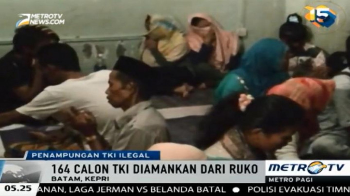 Ratusan Calon TKI Ilegal Diamankan dari Sebuah Ruko Kosong