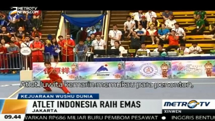 Charles Sutanto Sumbang Emas di Kejuaraan Wushu Dunia