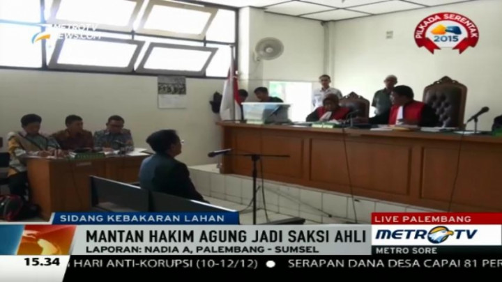 Sidang Lanjutan Kebakaran Lahan Kembali Digelar