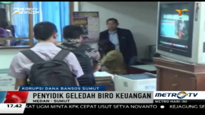 Kantor Biro Keuangan Sumut Kembali Digeledah