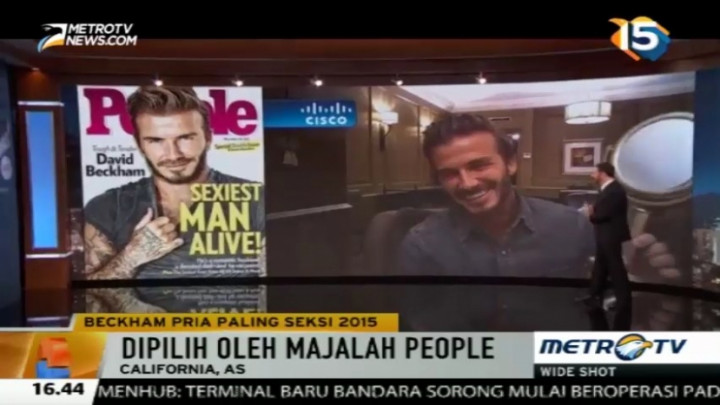 Beckham Dinobatkan jadi Pria Terseksi 2015 