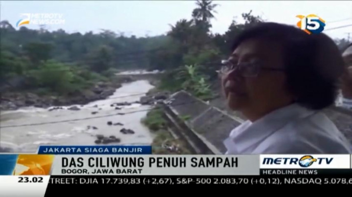 Jelang Musim Hujan, Menteri LHK Tinjau Bendung Katulampa