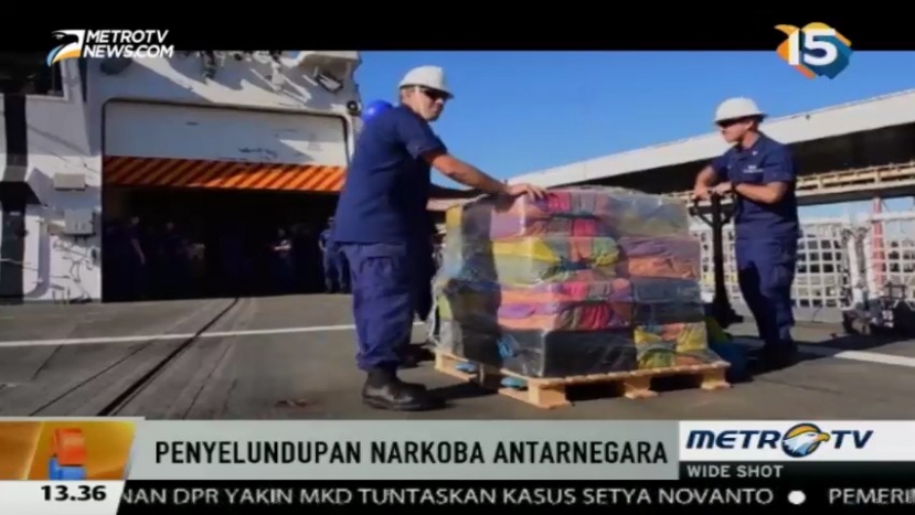 Penjaga Perbatasan Pantai AS Sita 22,6 Ton Kokain dari Amerika Latin 