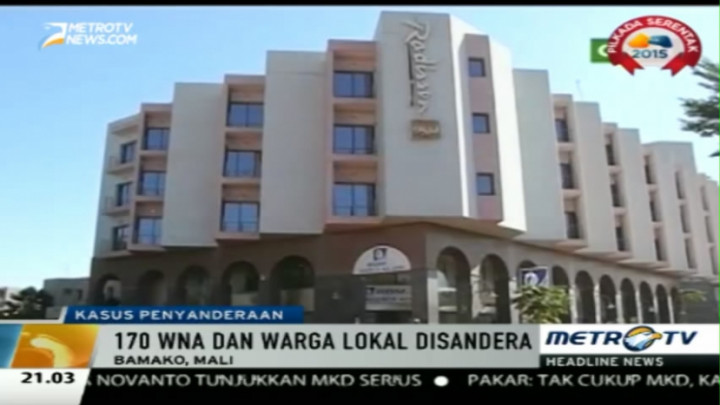 Sebuah Hotel di Mali Diserang, 170 Warga Disandera