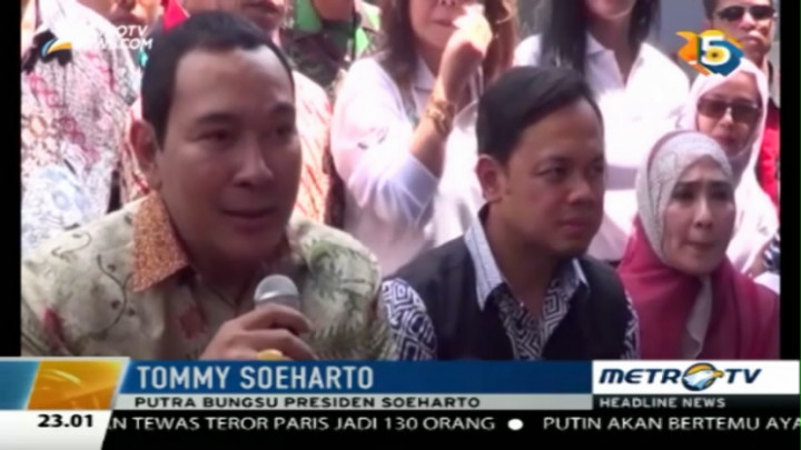Tommy Soeharto Nilai Jasa Ayahnya Sudah Melebihi Panggilan Tugas  