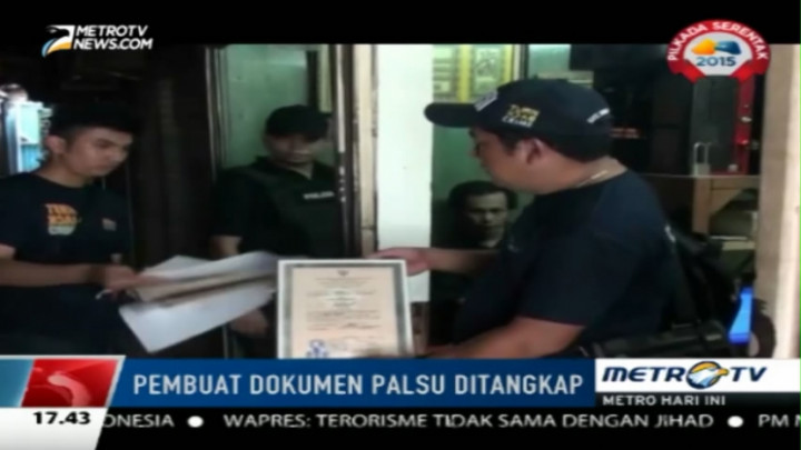 Polisi Tangkap Dua Pemalsu Dokumen di Senen 