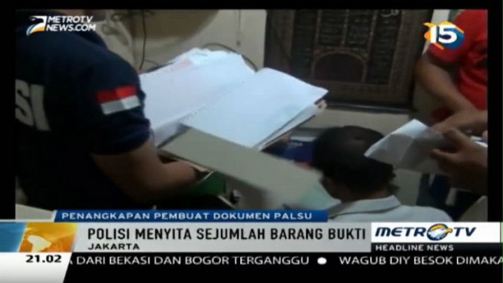 23 Pemalsu Dokumen Ditangkap Polisi 