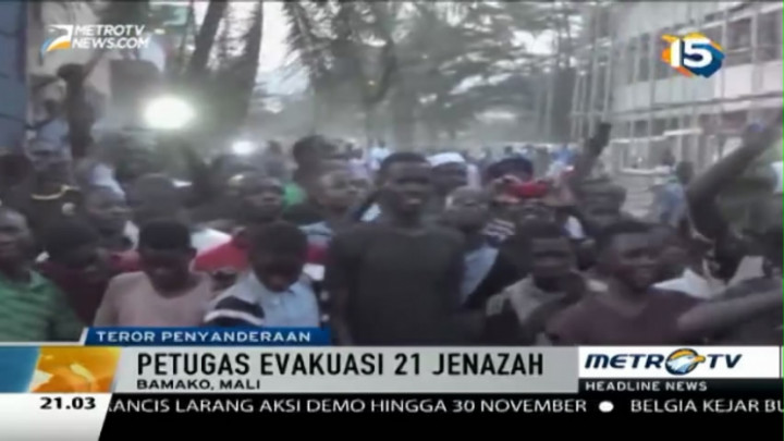 Otoritas Mali Evakuasi 21 Jenazah Korban Penyanderaan Teroris