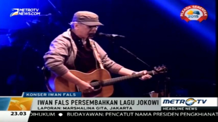 Lagu 'Janji-janji Jokowi' Sedot Perhatian di Konser Iwan Fals 