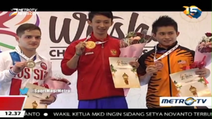 Indonesia Raih Posisi Kedua Kejuaraan Wushu Dunia