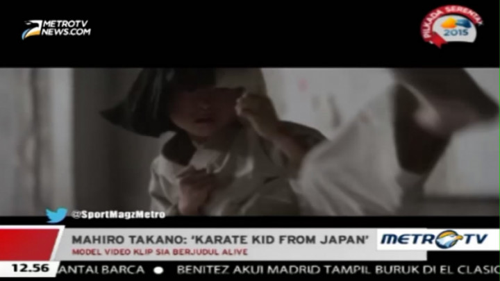 Mahiro Takano, Bocah dalam Video Klip Sia 'Alive' 