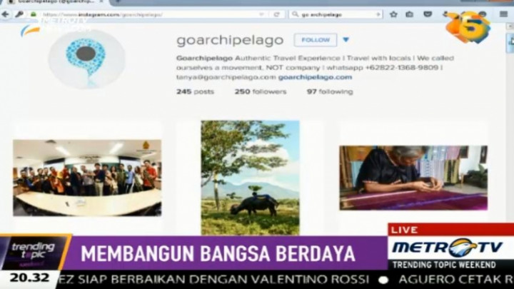 Go Archipelago, Menjelajahi Indonesia Sekaligus Beramal