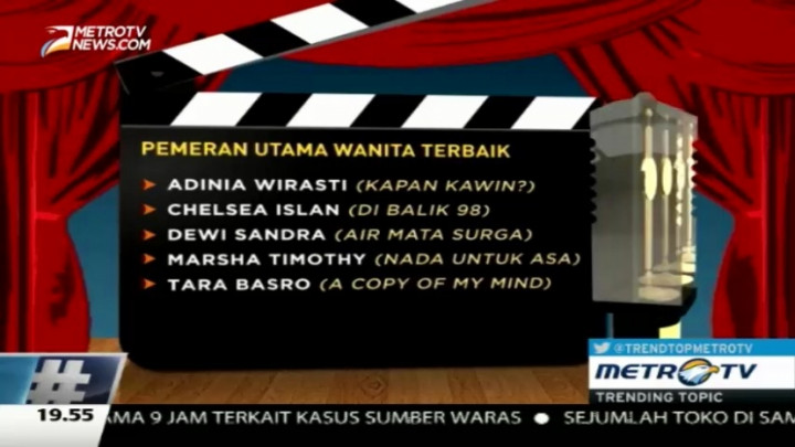 Ini Daftar Nominasi Festival Film Indonesia 2015