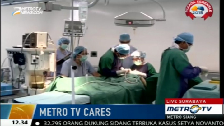 Metro TV Gelar Operasi Bibir Sumbing Gratis di 15 Titik Wilayah Indonesia