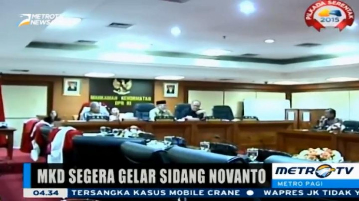 MKD akan Gelar Sidang Kode Etik Setnov dengan Terbuka atau Tertutup