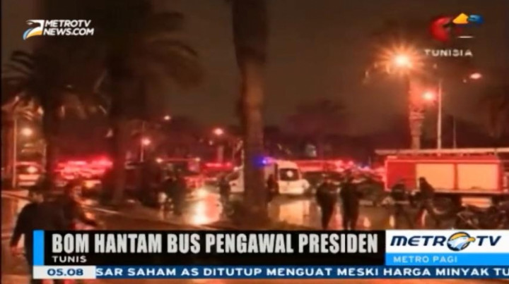 12 Orang Tewas dalam Serangan Bom di Tunisia