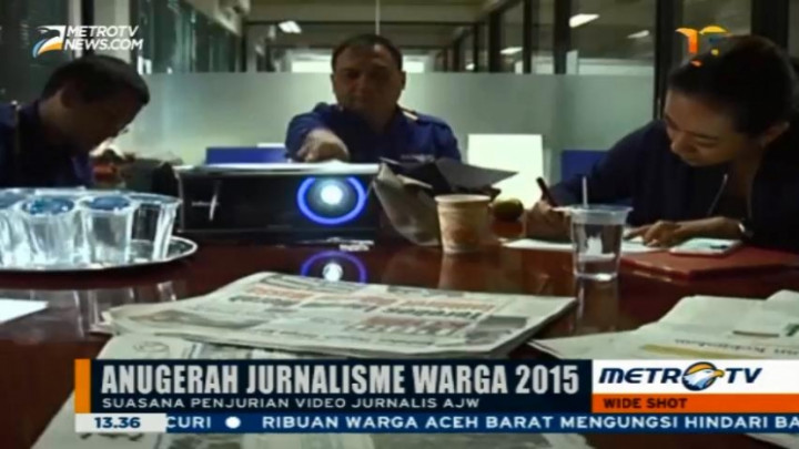 Proses Penjurian Anugerah Jurnalisme Warga 2015 