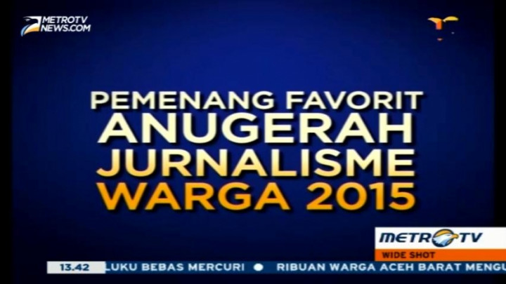 Pemenang Favorit Anugerah Jurnalisme Warga 2015 