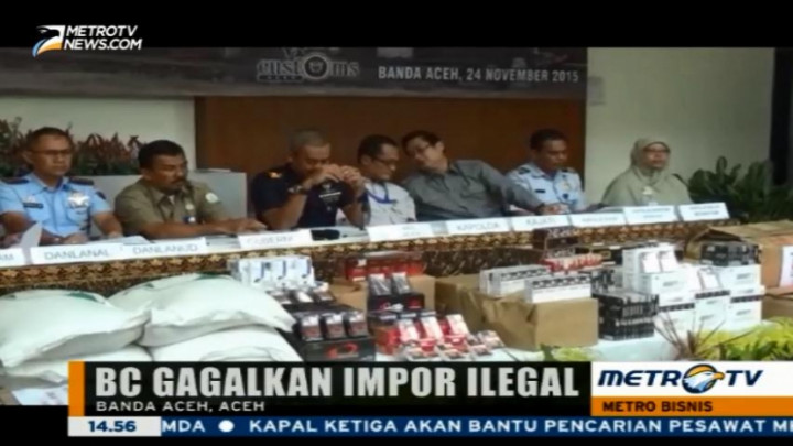 Selama Enam Bulan, Bea Cukai Aceh Sita 60 Ton Gula Impor Ilegal