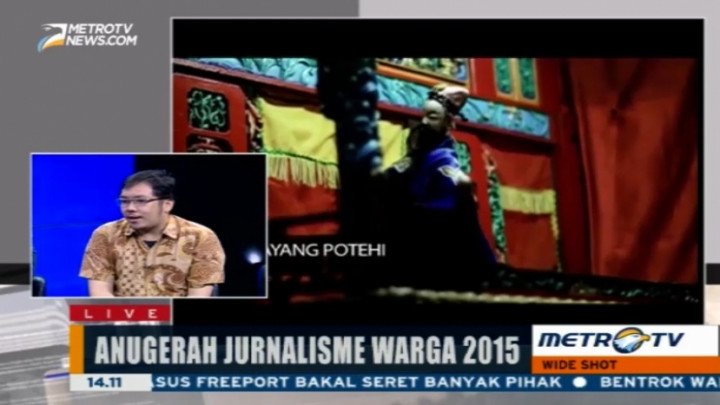 Pemenang JW 2015 Jelaskan Mengapa Tertarik Angkat Wayang Potehi