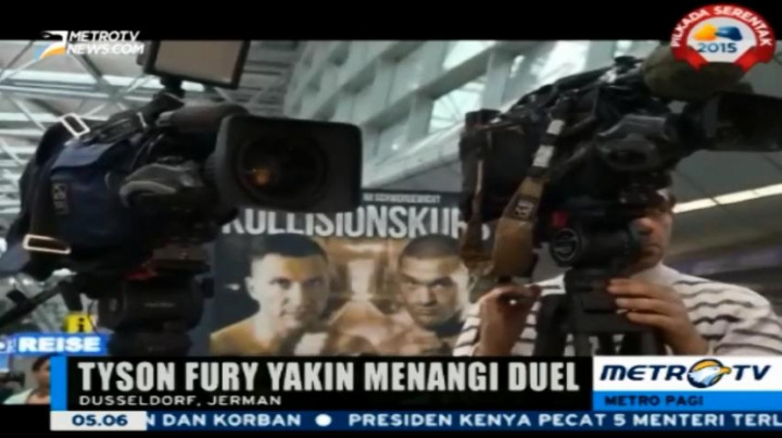 Tyson Fury Optimis Kalahkan Klitschko