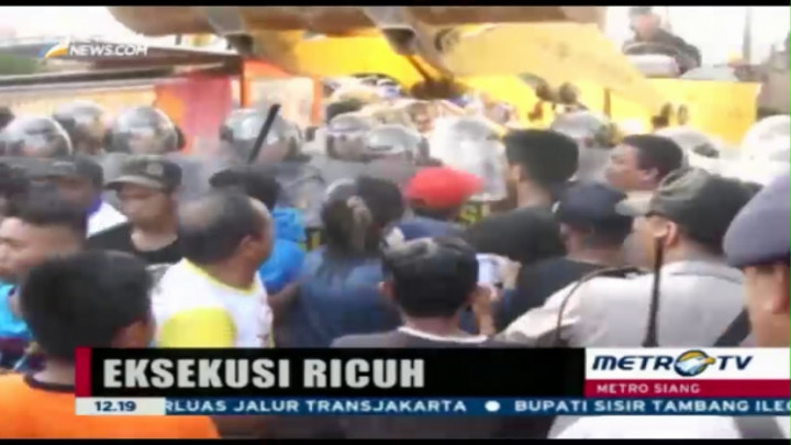 Eksekusi Puluhan Rumah di Gorontalo Berlangsung Ricuh