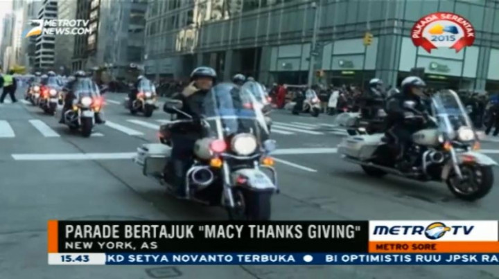 Parade Thanksgiving di New York Dijaga Ketat Aparat