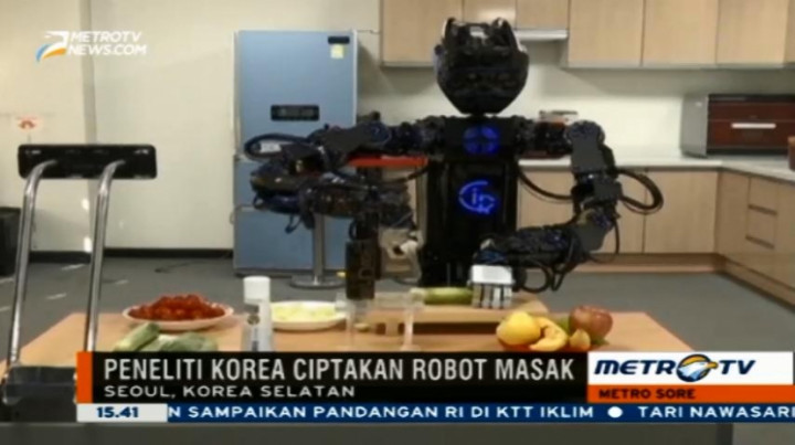 Ciros, Robot dari Korsel yang Pandai Memasak