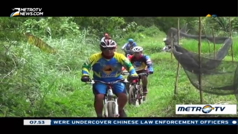 Cycling on Teletubbies Hills