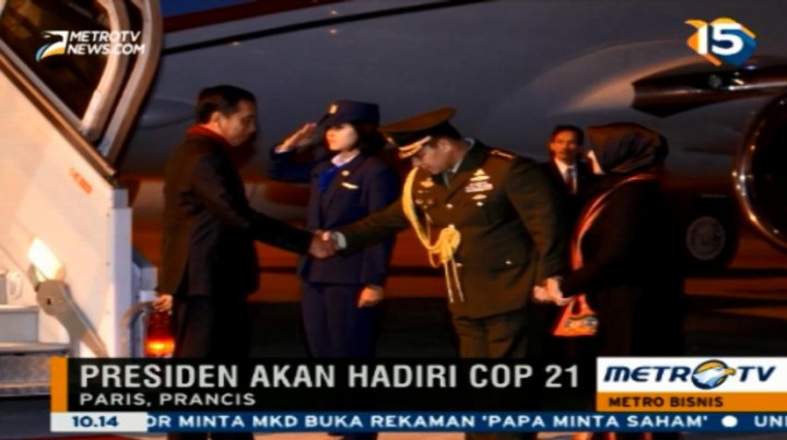 Presiden Joko Widodo Memulai Kunjungan Kenegaraan di Paris