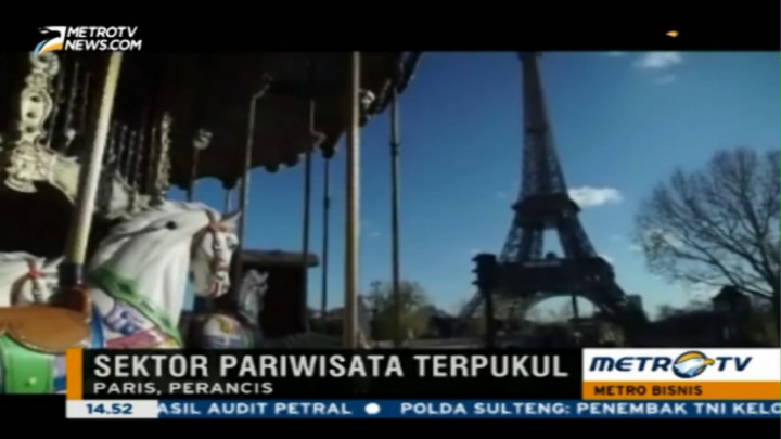 Pascateror, Sektor Pariwisata Paris Terpukul