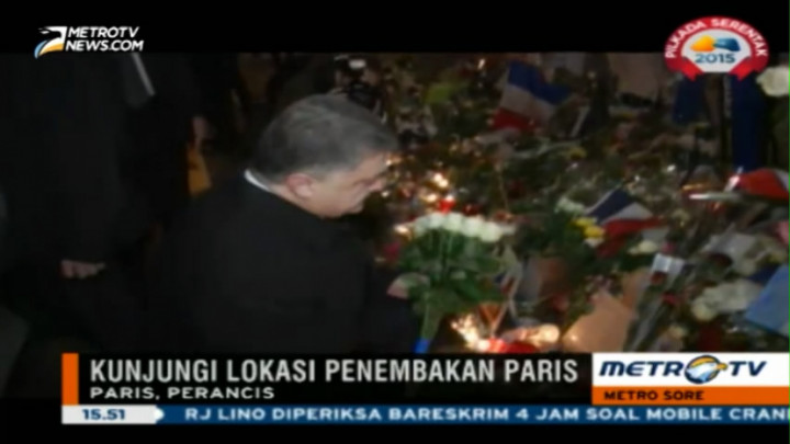 Tiba di Paris, Para Pemimpin Dunia Kunjungi Lokasi Penembakan