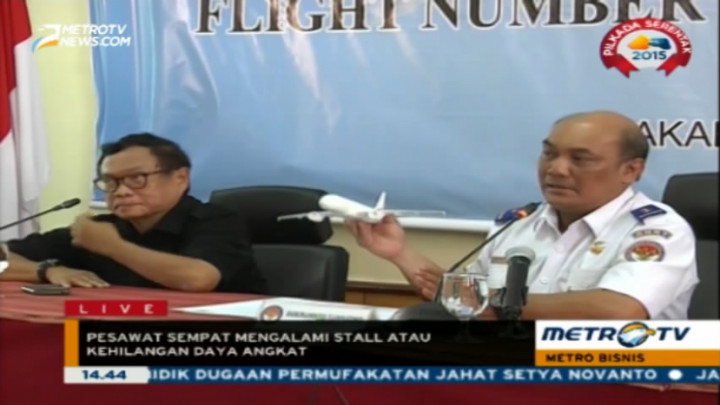 KNKT: Pesawat Air Asia Sempat Alami Stall