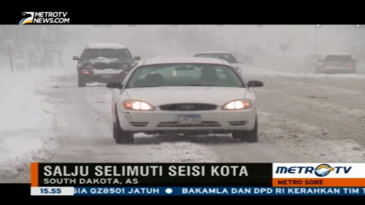 Salju Mulai Selimuti Beberapa Wilayah AS 