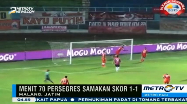 Persija Dikandaskan Persegres Gresik United 1-2