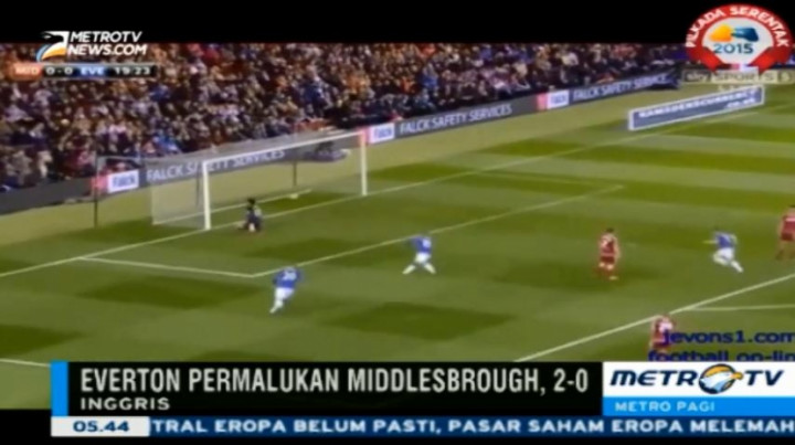 Everton Kandaskan Midlesbrough 2-0