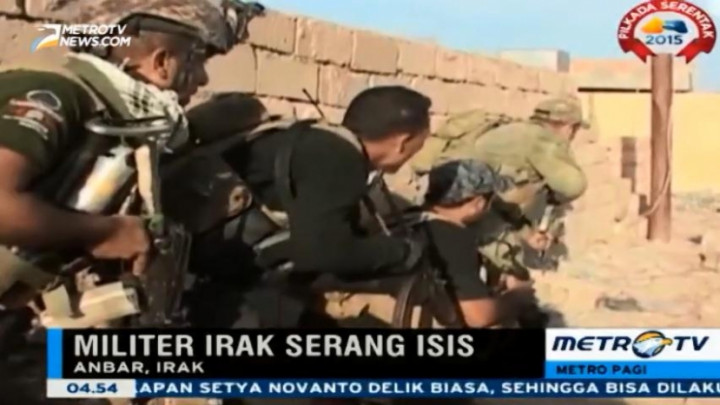Pasukan Irak Dibantu Amerika Serikat Gempur Militas ISIS di Ramadi