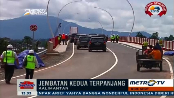 Kembangkan Trans Kalimantan, Pemerintah Fokus Bangun Jembatan Kapuas Tayan
