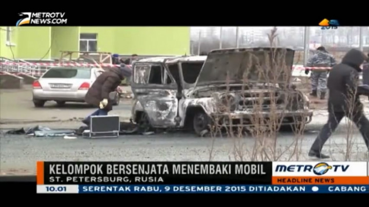 Baku Tembak di Rusia, Satu Tewas Dua Terluka