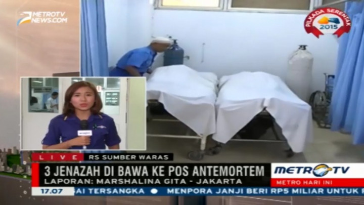 Tiga Jenazah Korban KRL vs Metromini Jalani Autopsi di RSCM
