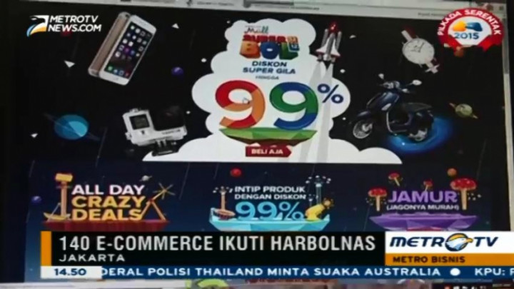 Harbolnas 2015, Pelaku E-Commerce Tambah Jumlah Pekerja  