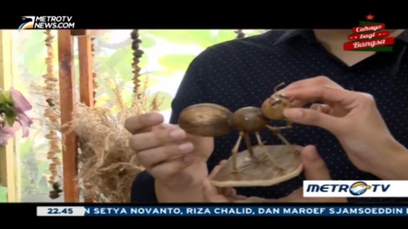 Kerajinan Unik dari Limbah Buah Capilong