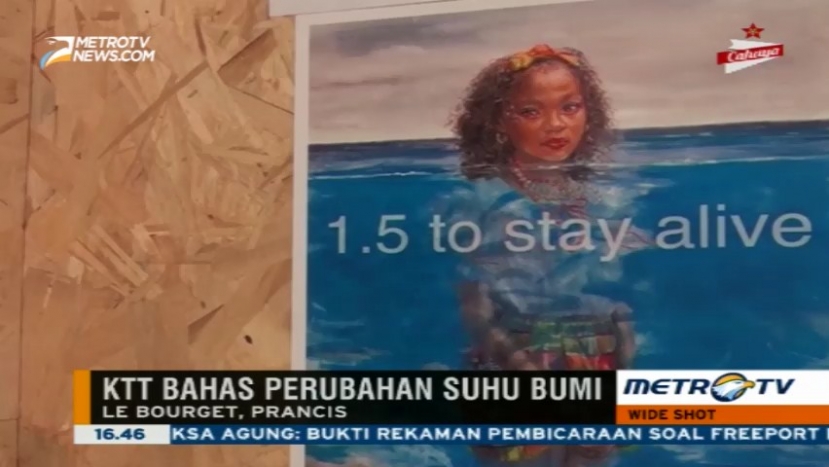 Level Ambang Batas Kenaikan Suhu jadi Perdebatan di KTT COP 21