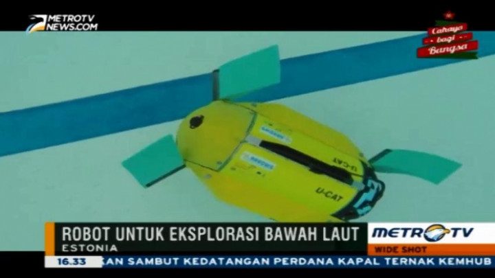 Ilmuwan Estonia Ciptakan Robot untuk Eksplorasi Bawah Laut