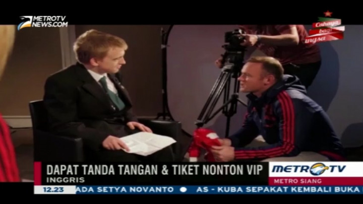 Rooney Berikan Kado Natal pada Fans Cilik Setan Merah