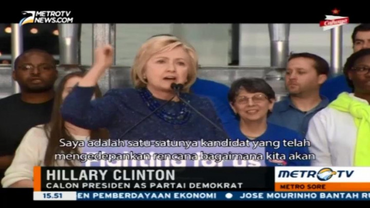 Hillary Clinton Berkomitmen Perangi ISIS